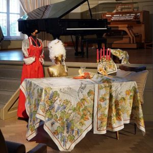 TESSITURA TOSCANA TELERIE- VIOLETTA - Tovaglia di Puro